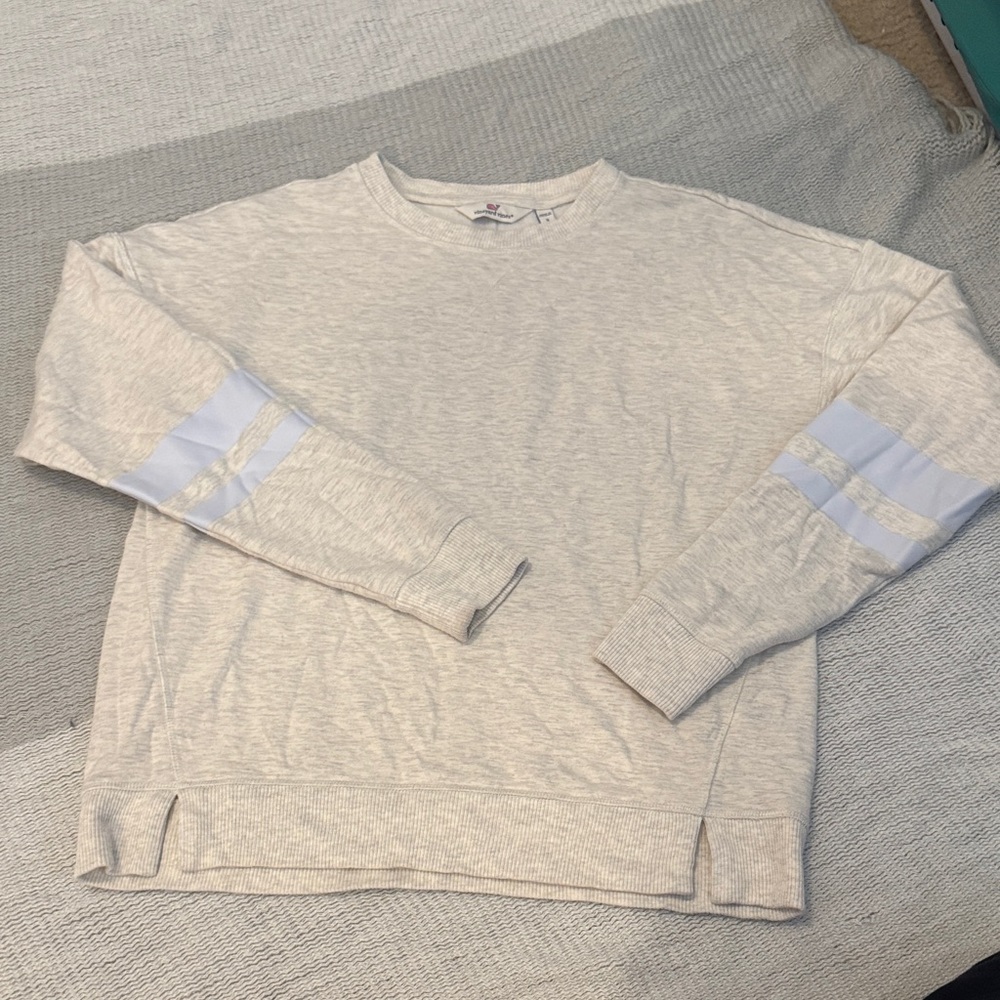 Vineyard Vines Varsity Stripe Crewneck Sweatshirt – Women’s Small